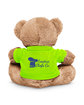 Prime Line 7" Plush Bear With T-Shirt lime green DecoBack