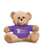 Prime Line 7" Plush Bear With T-Shirt purple DecoFront