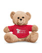 Prime Line 7" Plush Bear With T-Shirt red DecoFront