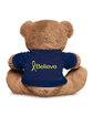 Prime Line 8.5" Plush Bear With T-Shirt navy blue DecoBack