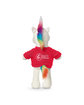 Prime Line 8.5" Plush Unicorn With T-Shirt red DecoBack