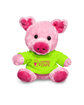 Prime Line 7" Plush Pig With T-Shirt lime green DecoFront