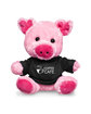 Prime Line 7" Plush Pig With T-Shirt black DecoFront