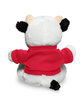 Prime Line 7" Plush Cow With T-Shirt red ModelBack