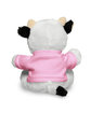 Prime Line 7" Plush Cow With T-Shirt pink ModelBack