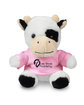 Prime Line 7" Plush Cow With T-Shirt pink DecoFront