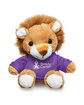 Prime Line 7" Plush Lion With T-Shirt purple DecoFront