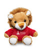 Prime Line 7" Plush Lion With T-Shirt red DecoFront