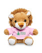 Prime Line 7" Plush Lion With T-Shirt pink DecoFront