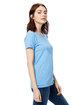 US Blanks Ladies' Made in USA Short Sleeve Crew T-Shirt big blue ModelSide