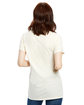 US Blanks Ladies' Short-Sleeve Garment-Dyed Jersey Crew cream ModelBack