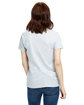 US Blanks Ladies' Short-Sleeve Garment-Dyed Jersey Crew dusty blue ModelBack