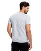 US Blanks Men's Made in USA Short Sleeve Crew T-Shirt heather grey ModelBack