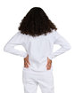 US Blanks Unisex Organic Cotton Sweatshirt white ModelBack