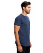 US Blanks Men's Short-Sleeve Made in USA Triblend T-Shirt  ModelSide