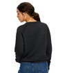 US Blanks Ladies' Raglan Pullover Long Sleeve Crewneck Sweatshirt  ModelBack