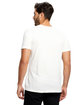 US Blanks Unisex Short-Sleeve Garment-Dyed Crewneck pigment white ModelBack