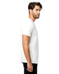US Blanks Unisex Short-Sleeve Garment-Dyed Crewneck pigment white ModelSide