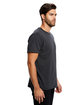 US Blanks Men's USA Made Garment-Dyed Slub Cotton Crewneck T-Shirt vintage black ModelSide
