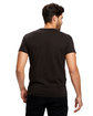 US Blanks Men's Vintage Fit Heavyweight Cotton T-Shirt black steel ModelBack