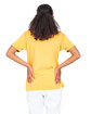 US Blanks Unisex Made in USA Garment Dye Paint Splatter T-Shirt p. sunset gold ModelBack