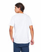 US Blanks Unisex Made in USA Garment Dye Paint Splatter T-Shirt pigment white ModelBack
