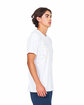 US Blanks Unisex Made in USA Garment Dye Paint Splatter T-Shirt pigment white ModelSide