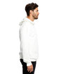 US Blanks Men's USA Made Cotton Hooded Sweatshirt white ModelSide