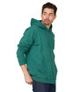 US Blanks Men's USA Made Cotton Hooded Sweatshirt evergreen ModelSide