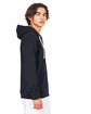 US Blanks Unisex Made in USA Full-Zip Hooded Sweatshirt black ModelSide