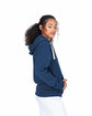 US Blanks Unisex Made in USA Full-Zip Hooded Sweatshirt navy blue ModelSide