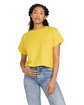 US Blanks Ladies' Organic Baby Rib Crop T-Shirt  