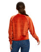 US Blanks Ladies' Velour Cropped Fleece  ModelBack