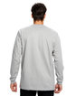 US Blanks Men's USA Made Flame Resistant Long-Sleeve Pocket T-Shirt  ModelBack