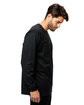 US Blanks Men's Flame Resistant Long Sleeve Pocket T-Shirt black ModelSide