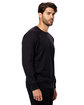 US Blanks Unisex Flame Resistant Long Sleeve Raglan T-Shirt black ModelSide