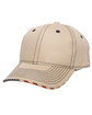 Outdoor Cap USA Accent Solid Back Cap khaki ModelQrt