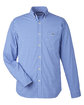 vineyard vines Men's On-The-Go Nylon Gingham Shirt maritme blu_9819 OFFront