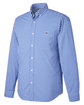 vineyard vines Men's On-The-Go Nylon Gingham Shirt maritme blu_9819 OFQrt