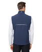 Zero Restriction Men's Full-Zip Vest navy ModelBack