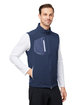 Zero Restriction Men's Full-Zip Vest navy ModelQrt