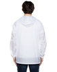 Beimar Drop Ship Unisex Nylon Packable Pullover Anorak Jacket white ModelBack