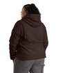Berne Ladies' Softstone Hooded Coat dark brown ModelBack