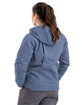 Berne Ladies' Softstone Hooded Coat steel blue ModelBack