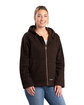 Berne Ladies' Sherpa-Lined Twill Hooded Jacket  