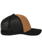 Outdoor Cap Wrangler Workwear Structured Mesh Back Hat brown/ blk/ blk ModelSide