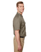 Dickies Men's Short Sleeve Slim Fit Flex Twill Work Shirt desert sand ModelSide