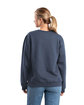 Berne Ladies' Crewneck Sweatshirt steel blue ModelBack