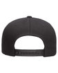 YP Classics Adult Cotton Twill Snapback Cap black ModelBack