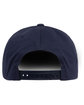 YP Classics Adult Cotton Twill Snapback Cap navy ModelBack